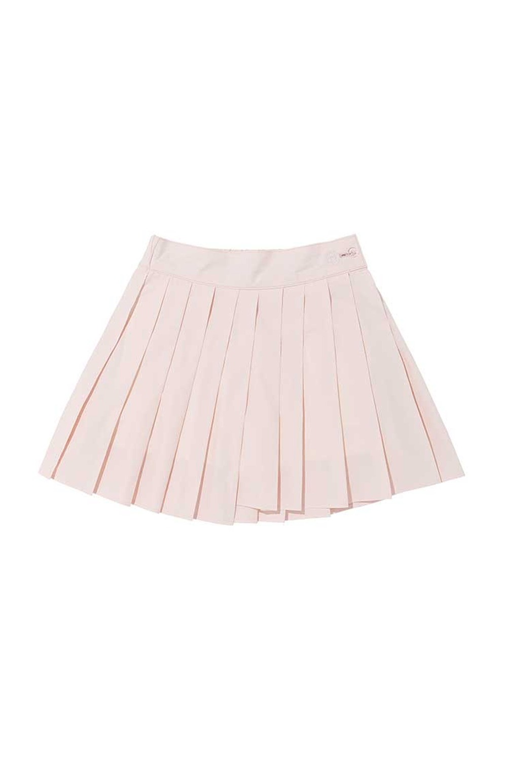 LOVEFORTY UNBALNCED PLEATED SKIRT (PINK) RICHEZ