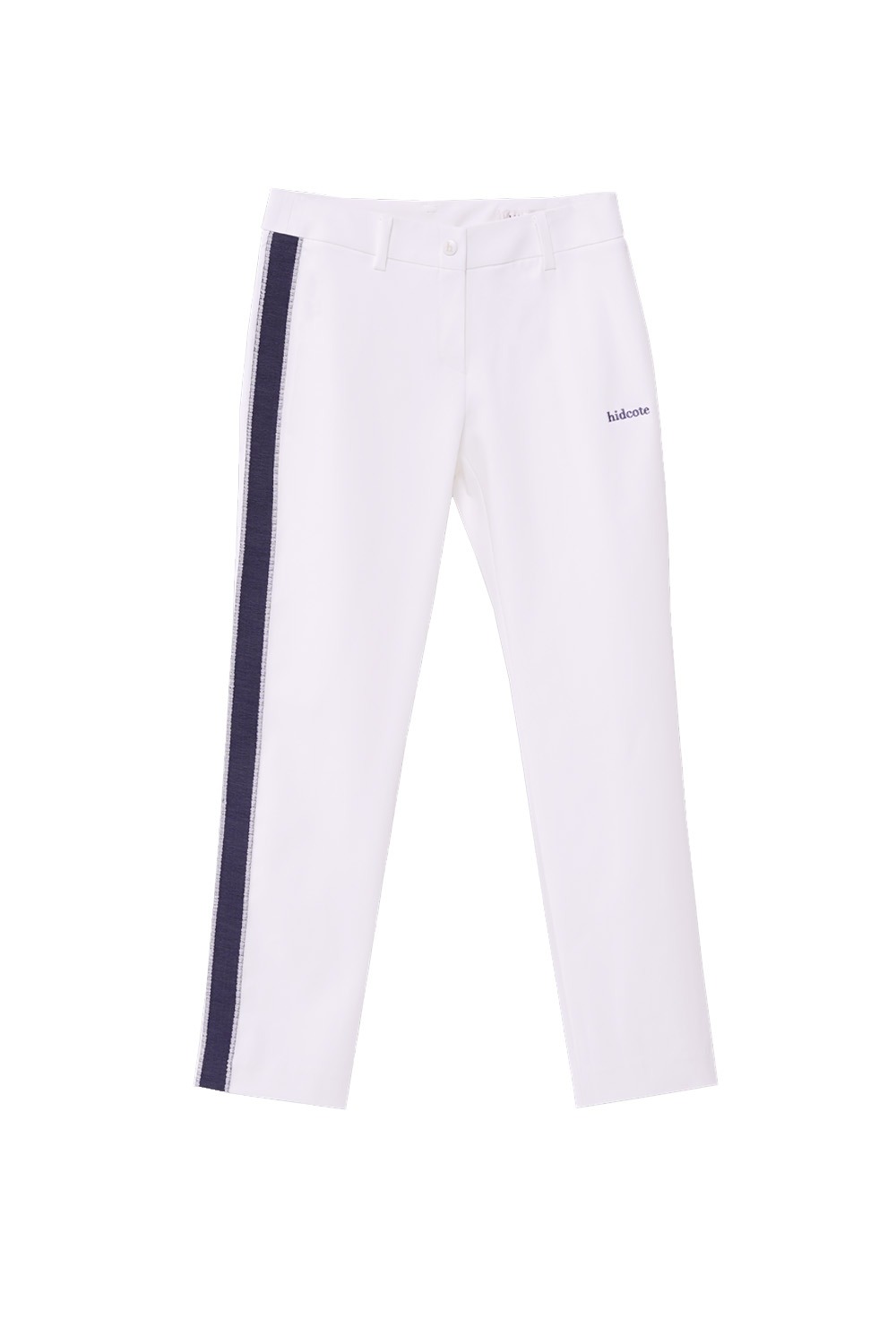 Ribbon Detail Slim Fit Pants (WHITE) RICHEZ