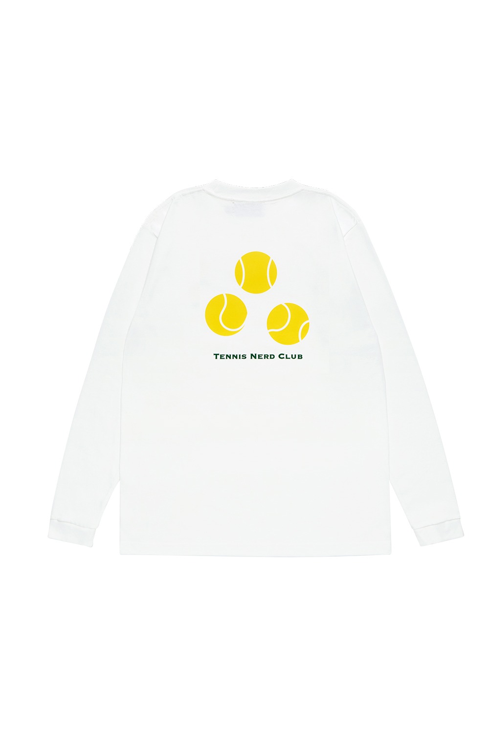 테니스너드클럽 긴팔 티셔츠(화이트) - 리치즈 RICHEZ