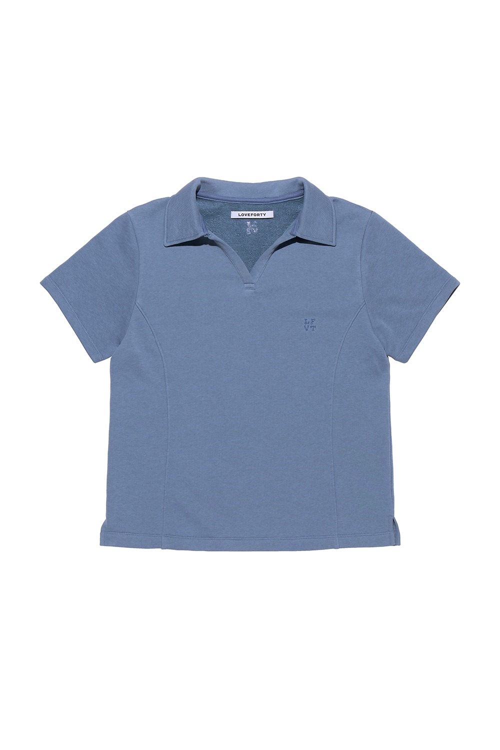 러브포티 컴피 테니스 티셔츠 (블루) - 리치즈 RICHEZ